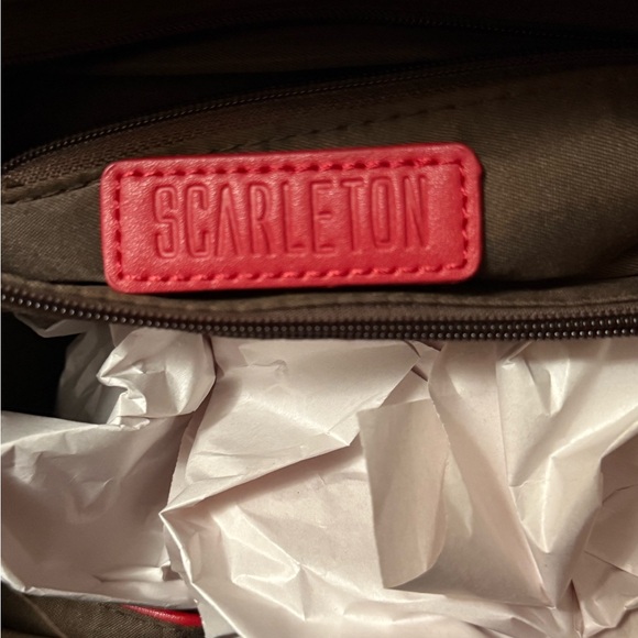 Chic Red Quilted Satchel with Bow - Picture 6 of 6